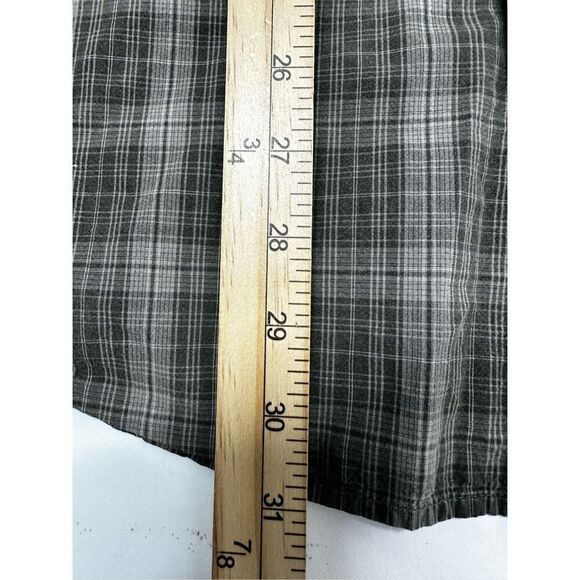 Eddie Bauer Men’s Plaid Cotton Solid Button Down Shirt Size XL Green See *Notes - Picture 11 of 15